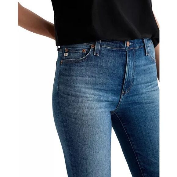 AG Mari Mid Rise Slim Straight Leg Jeans in 12 Years Assumption Size 25 $235 - Picture 6 of 13